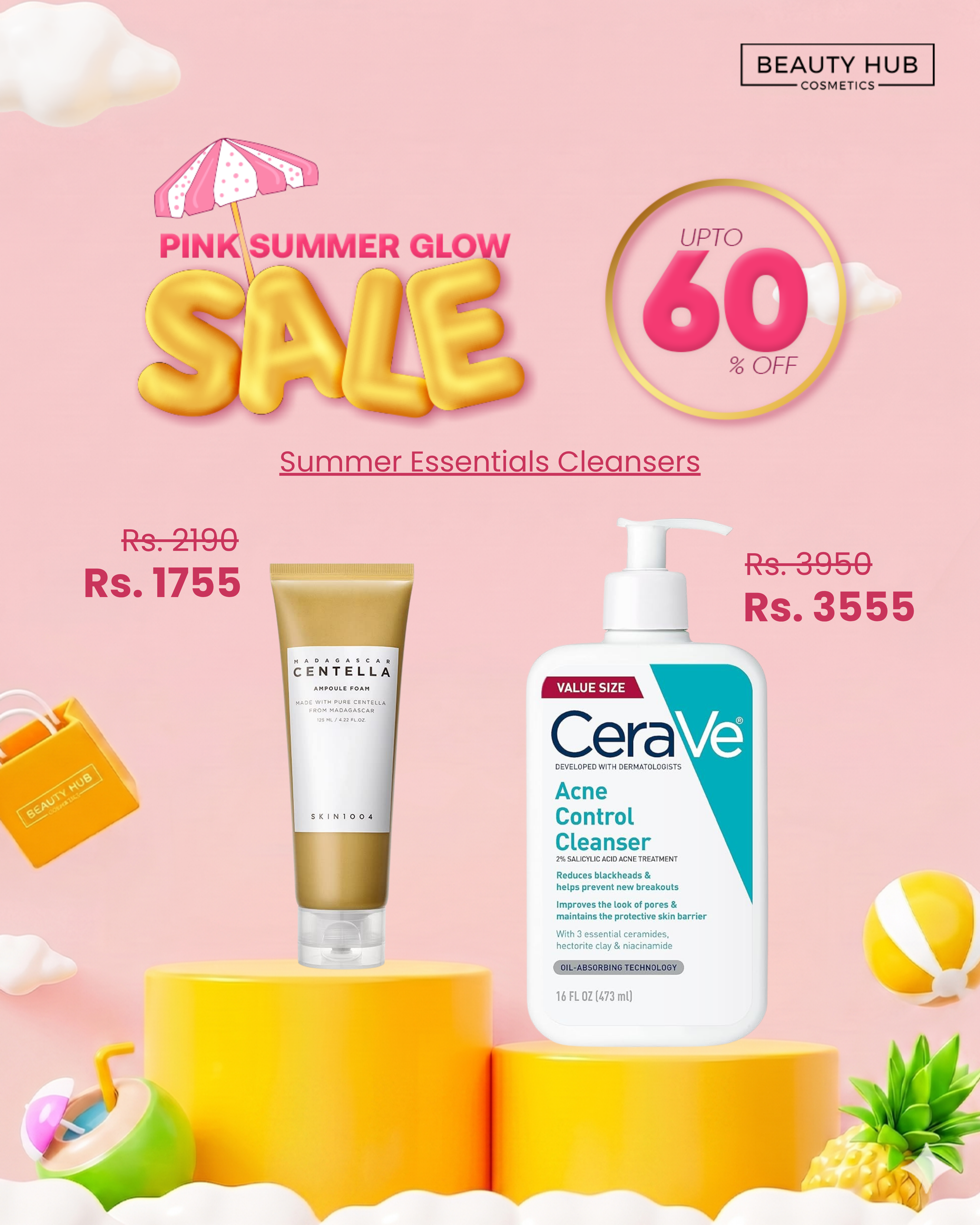Pink glow summer sale